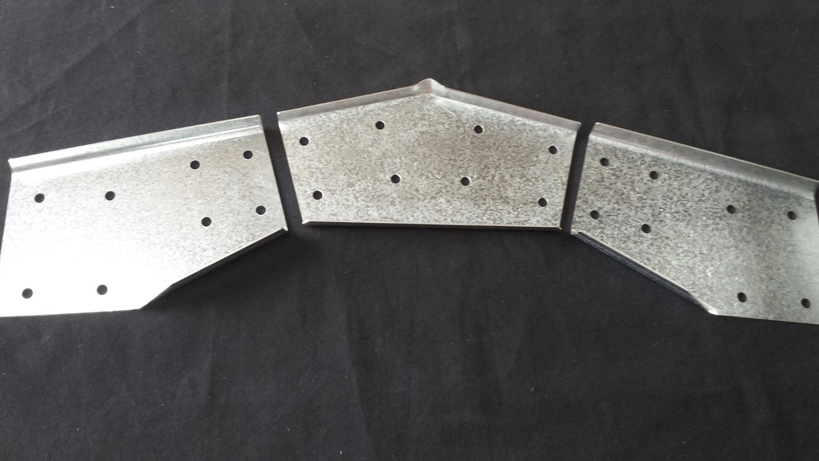 Pressed Heavy Duty Set 10 inch (250mm)  3mm G450 Z350 High Tensile Gal Flat Plates