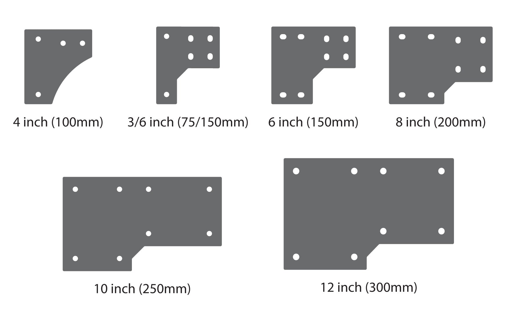 90 Degree Bracket 3mm G450 Z350 High Tensile Gal Flat Plate