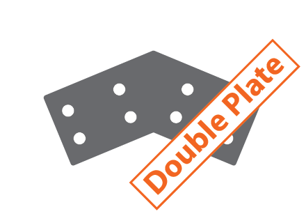 Heavy Duty Apex 2 x 3mm G450 Z350 High Tensile Gal Flat Plates