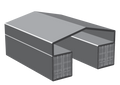 CC Column Connection Container Shed