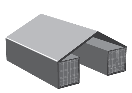 CC Rafter Connection Container Shed