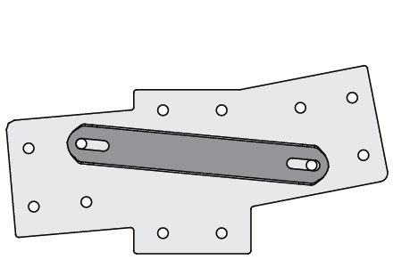 Double Haunch Brace 8 inch (200 mm)