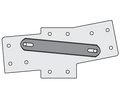 Double Haunch Brace 8 inch (200 mm)