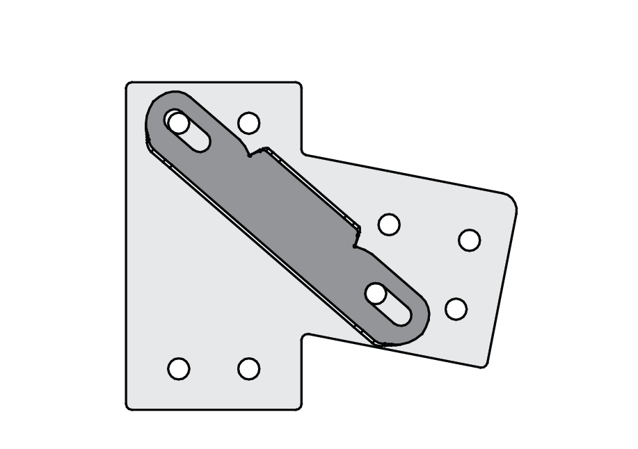 Inverted Haunch Brace 6 inch (150 mm)