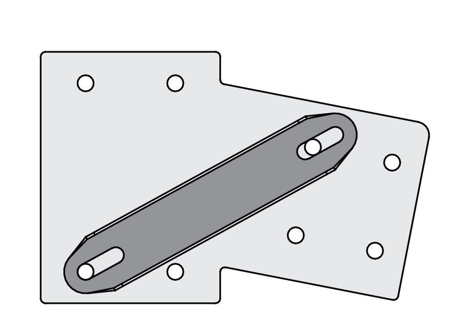 Inverted Haunch Brace 8 inch (200 mm)