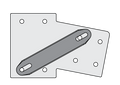 Inverted Haunch Brace 8 inch (200 mm)