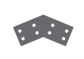 Apex Bracket 3mm G450 Z350 High Tensile Gal Flat Plate
