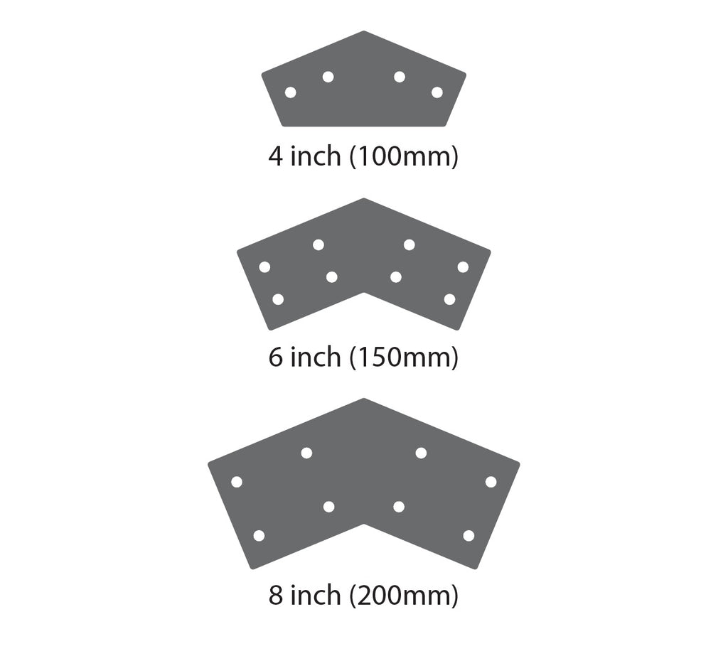 Apex Bracket 3mm G450 Z350 High Tensile Gal Flat Plate