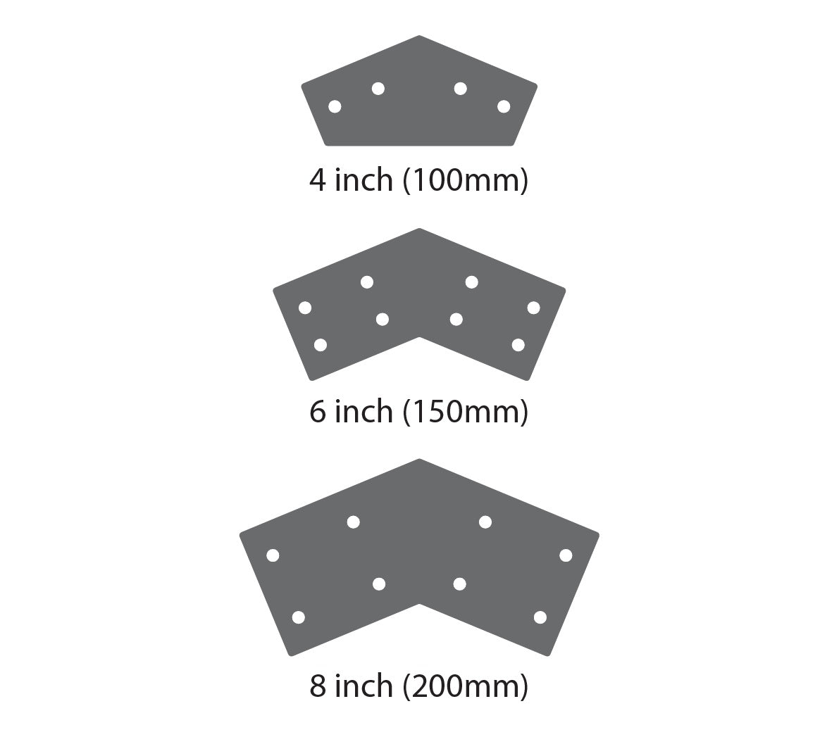 Apex Bracket 3mm G450 Z350 High Tensile Gal Flat Plate