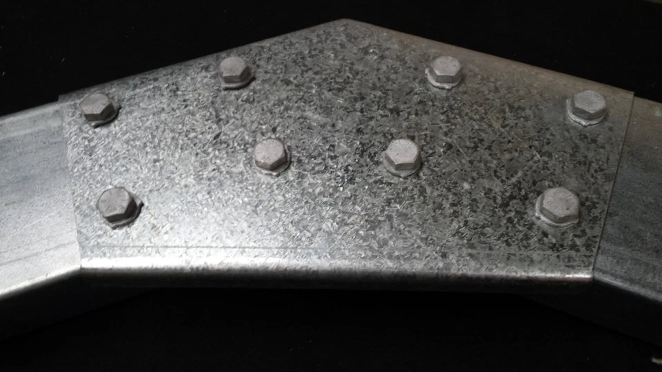Pressed Heavy Duty Apex 10 inch 3mm G450 Z350 High Tensile Gal Flat Plates