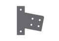 Carport Inverted Haunch Bracket 3mm G450 Z350 High Tensile Gal Flat Plate