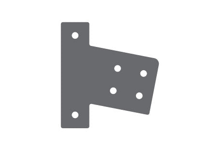 Carport Inverted Haunch Bracket 3mm G450 Z350 High Tensile Gal Flat Plate