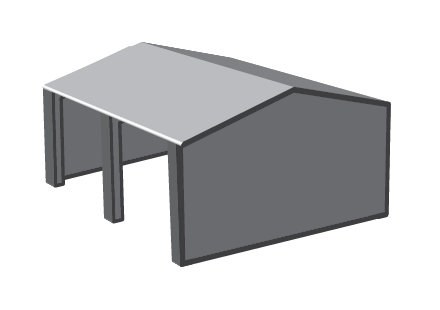 Open Farm Shed Bracket Set