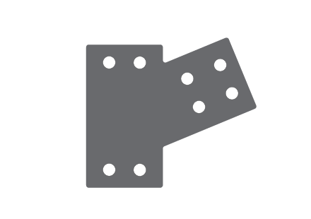 Haunch Brachet 3mm G450 Z350 High Tensile Gal Flat Plate