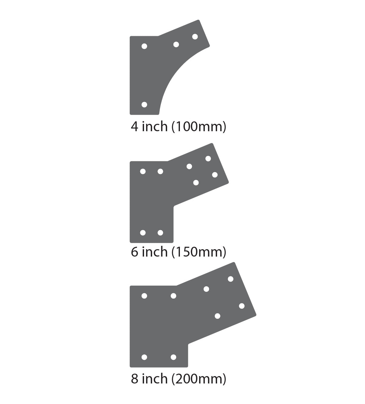 Haunch Brachet 3mm G450 Z350 High Tensile Gal Flat Plate