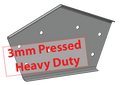 Pressed Heavy Duty Apex 3mm 8 inch G450 Z350 High Tensile Gal Flat Plates