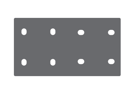 Inline Mullion Brackets