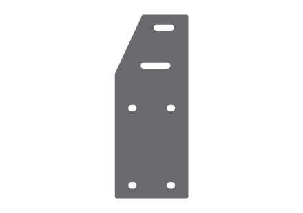 Inline Mullion Brackets