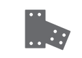 Inverted Haunch Bracket 3mm G450 Z350 High Tensile Gal Flat Plate