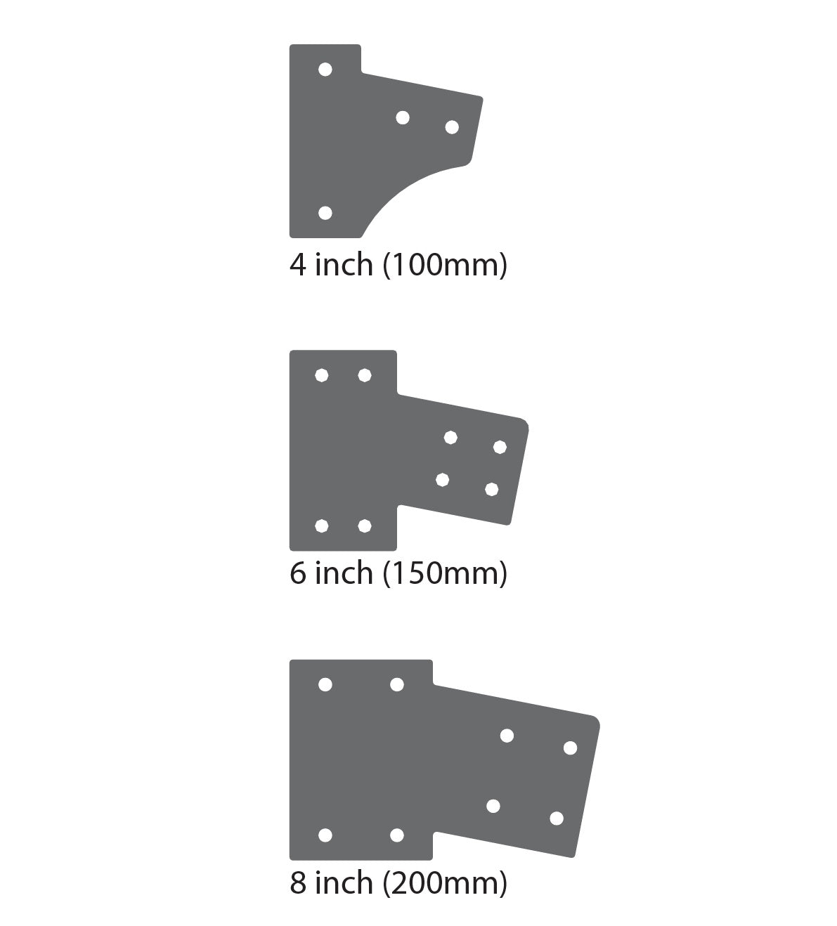 Inverted Haunch Bracket 3mm G450 Z350 High Tensile Gal Flat Plate