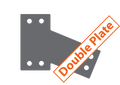 Inverted Haunch Extension Bracket 2 x 3mm G450 Z350 High Tensile Gal Flat Plates